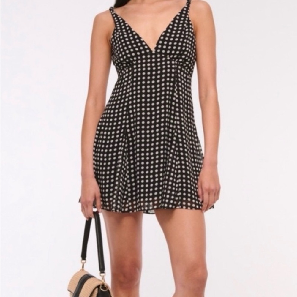 Abercrombie Black and White Polka Dot Dress
